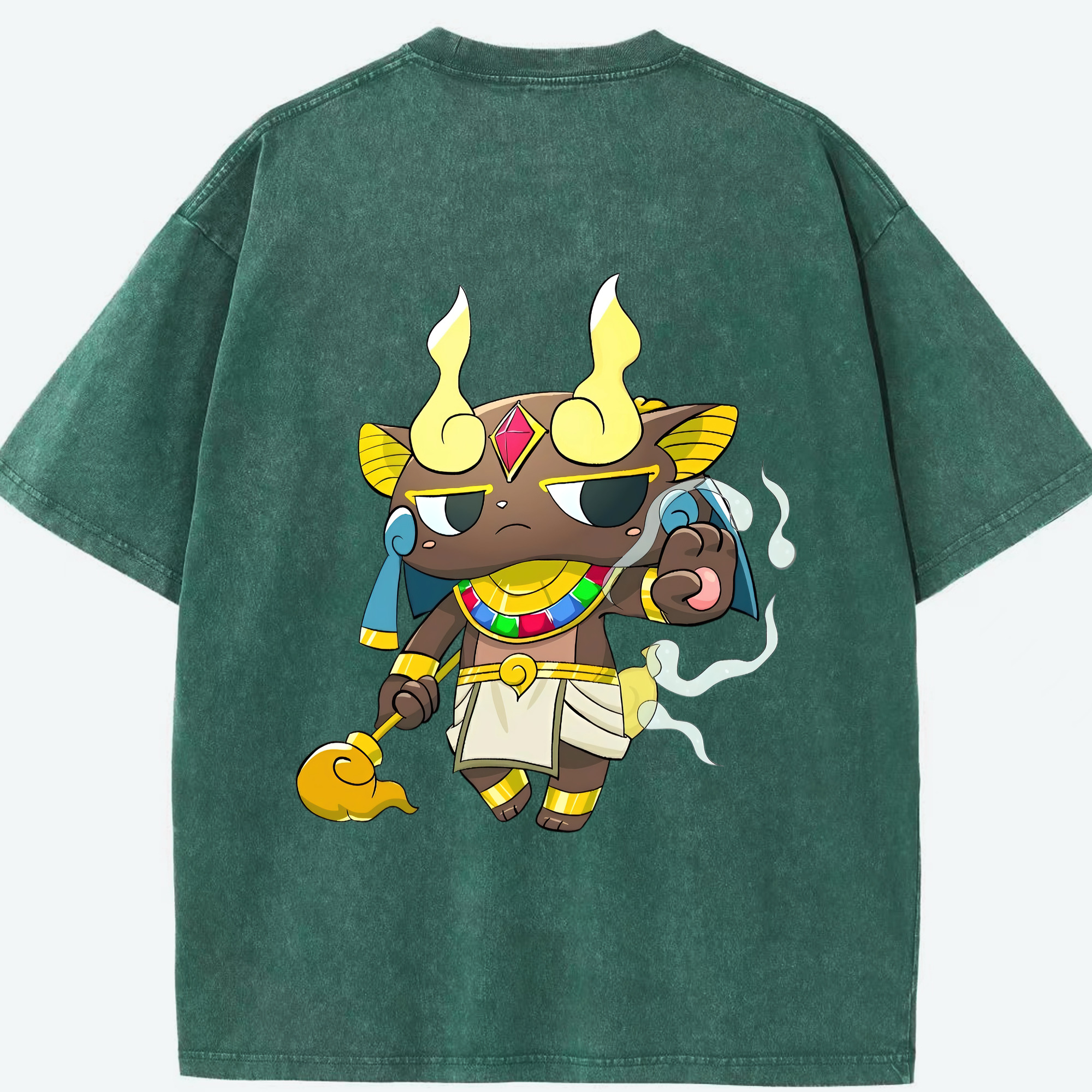 （画像用） 妖怪ウォッチ Yo-kai Watch 綿100% ヴィンテージ風 半袖Tシャツ（背面プリント）